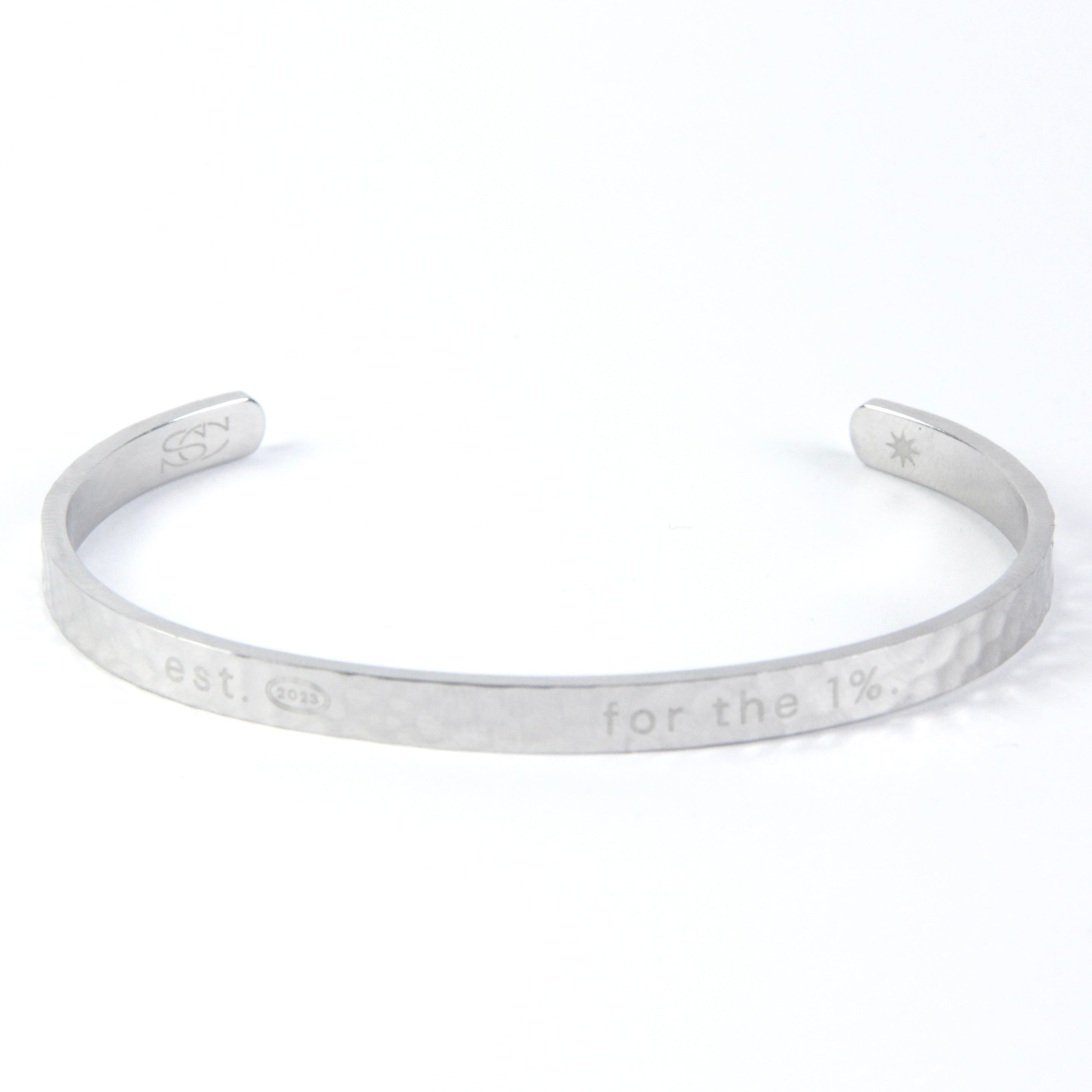Bracelete Martellato - Prata