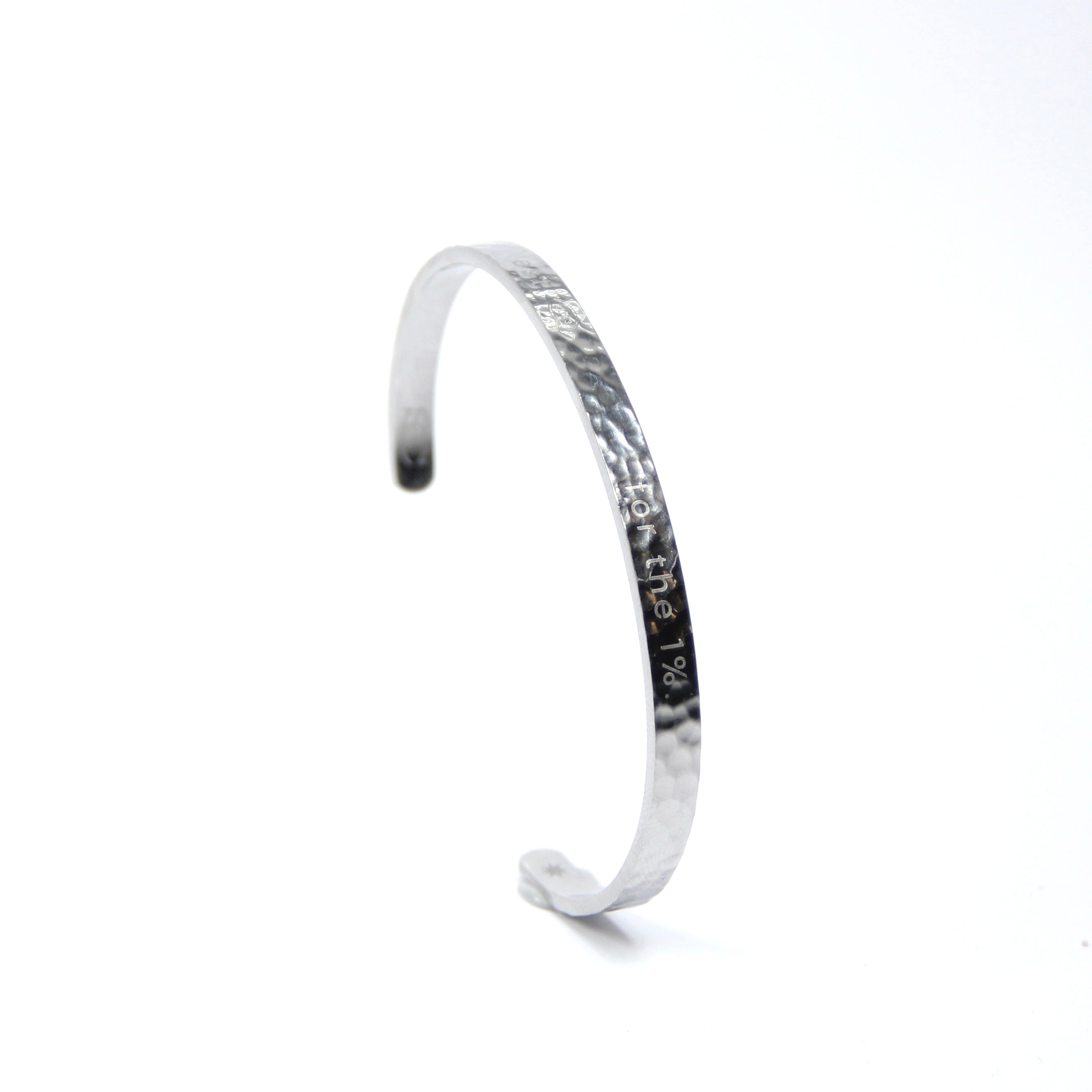 Bracelete Martellato - Prata