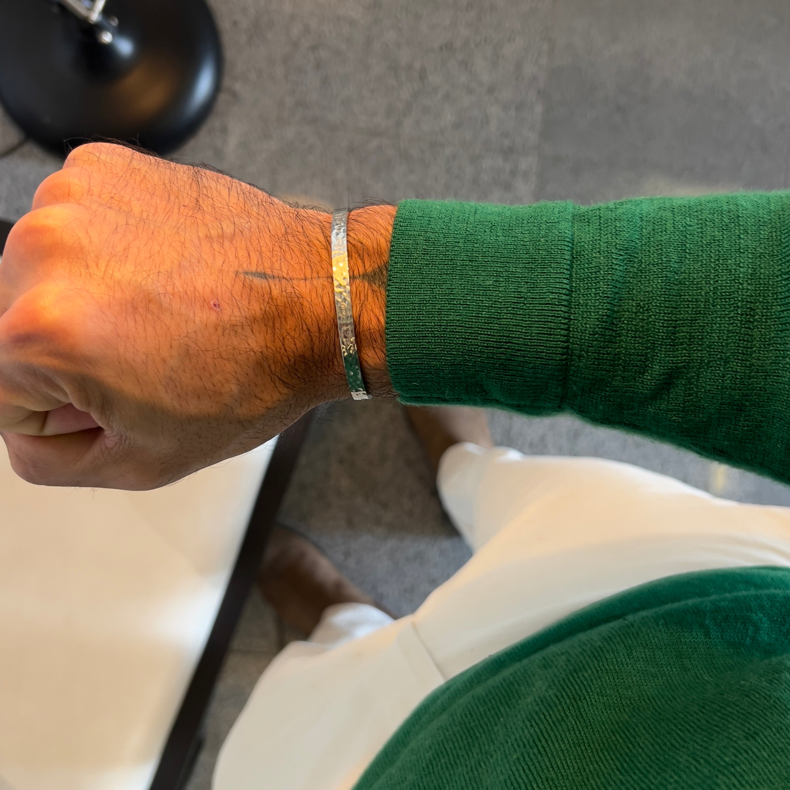 Bracelete Martellato - Prata