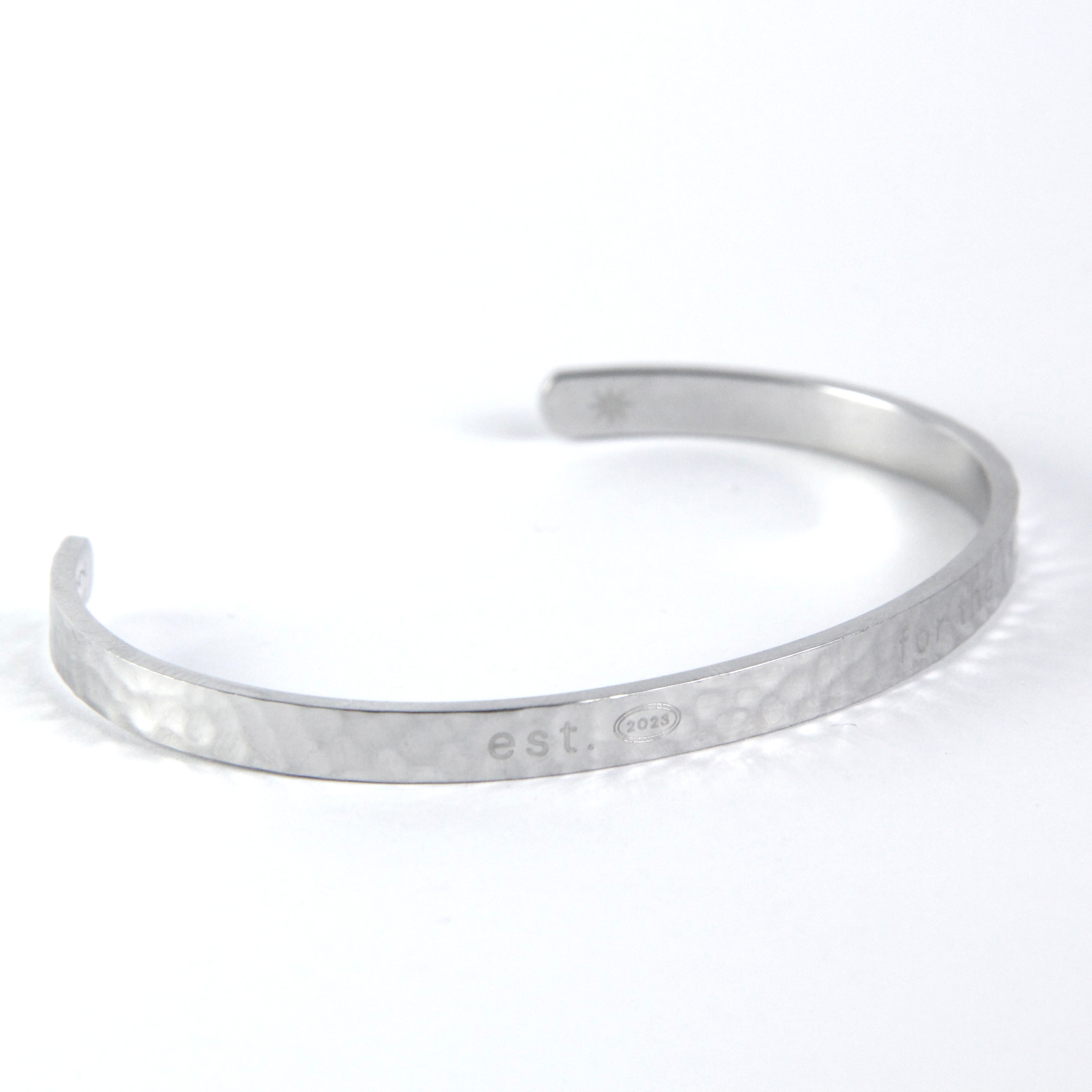 Bracelete Martellato - Prata
