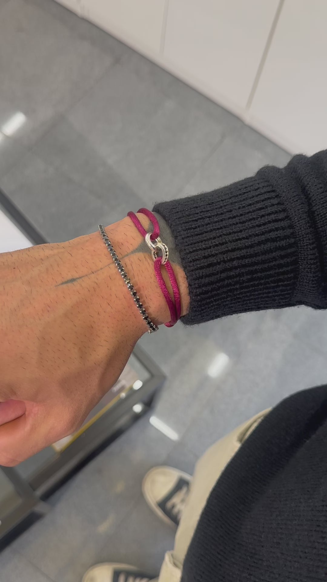 Pulseira Costellato - Bordô