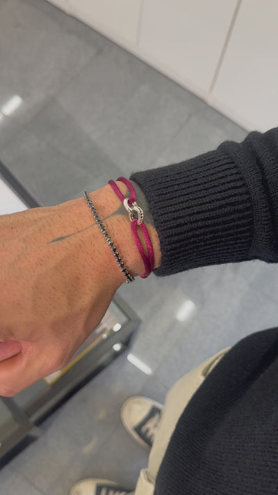 Pulseira Costellato - Bordô