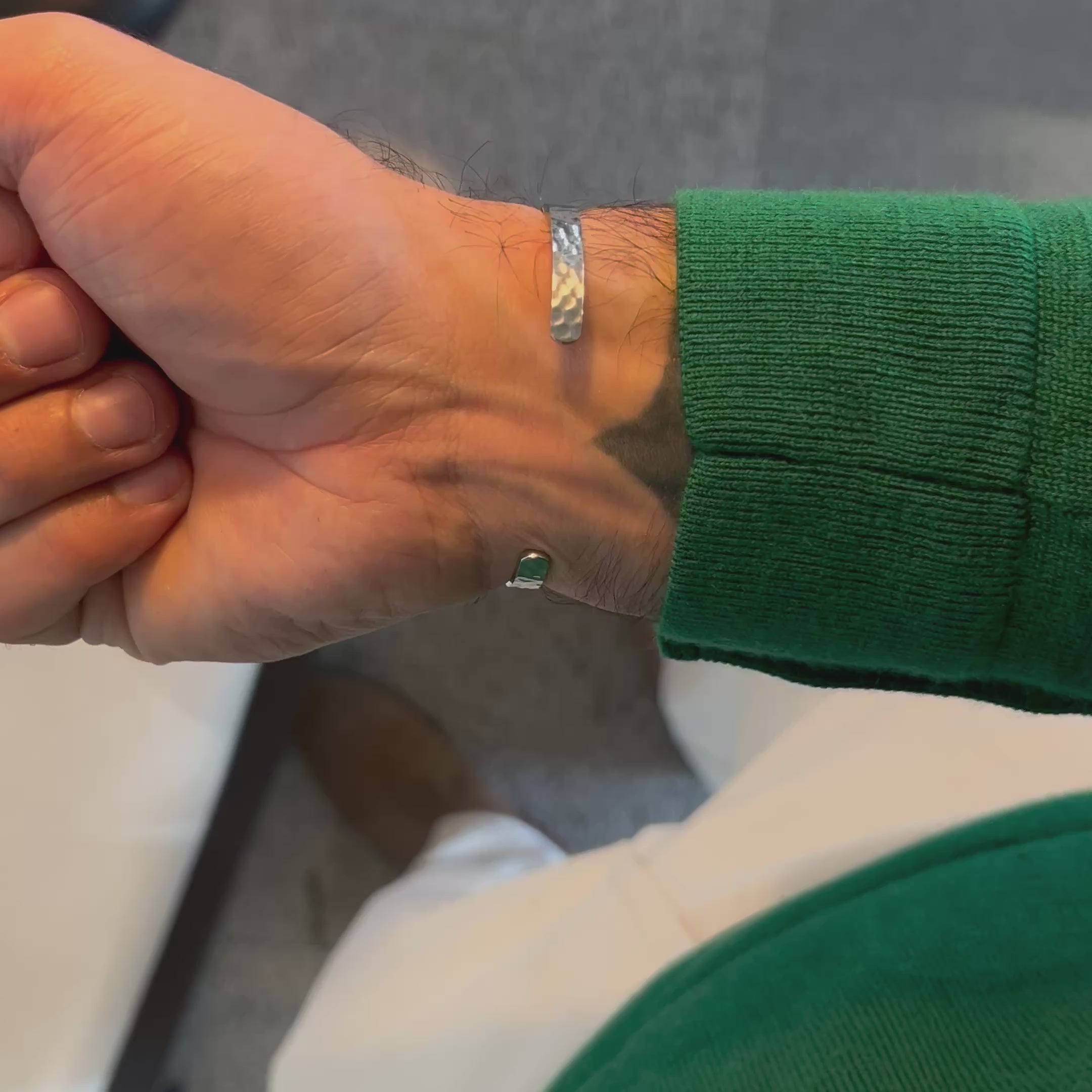 Bracelete Martellato - Prata