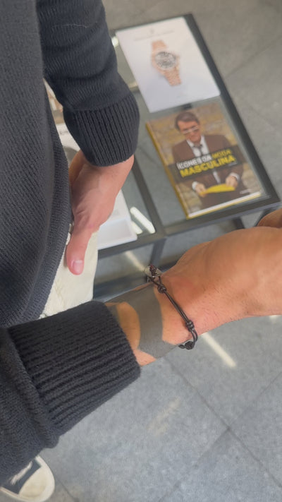 Pulseira Rugiada - Marrom expresso