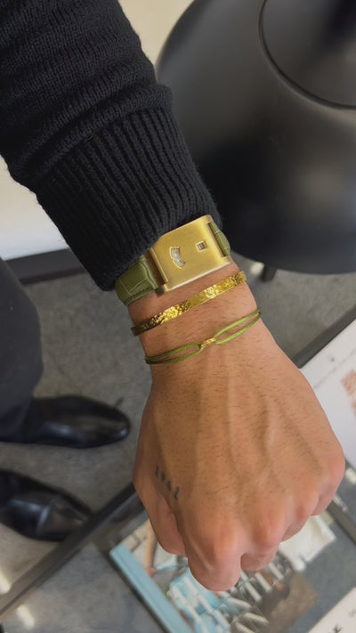 Pulseira Piccolo - Verde Oliva
